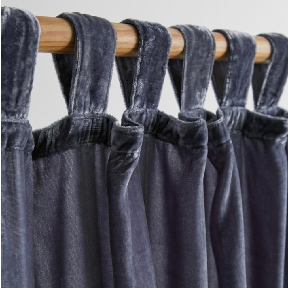 Urban Outfitters velvet curtains